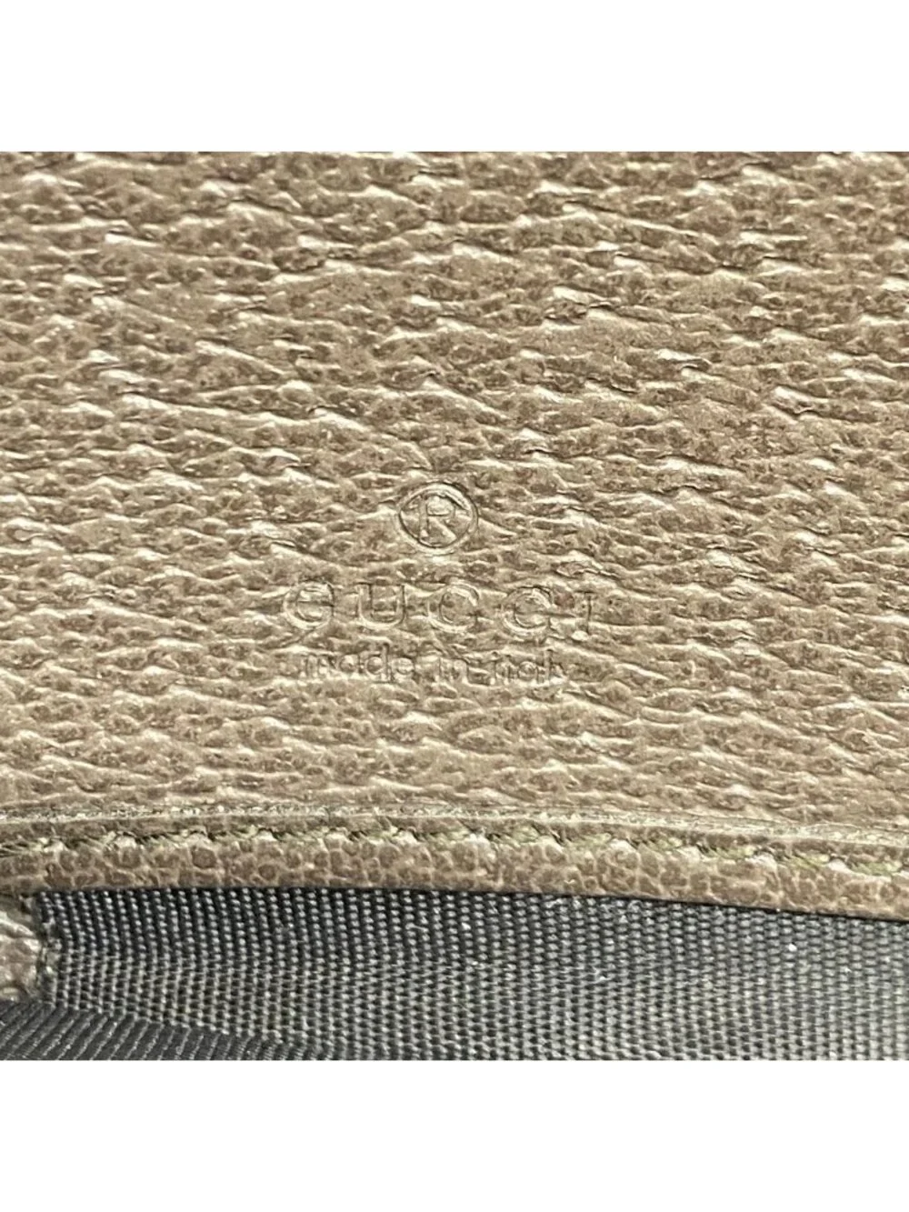Gucci Wallet Ophidia Brown Gold
